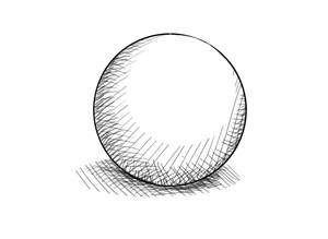 Dessin d'une sphère