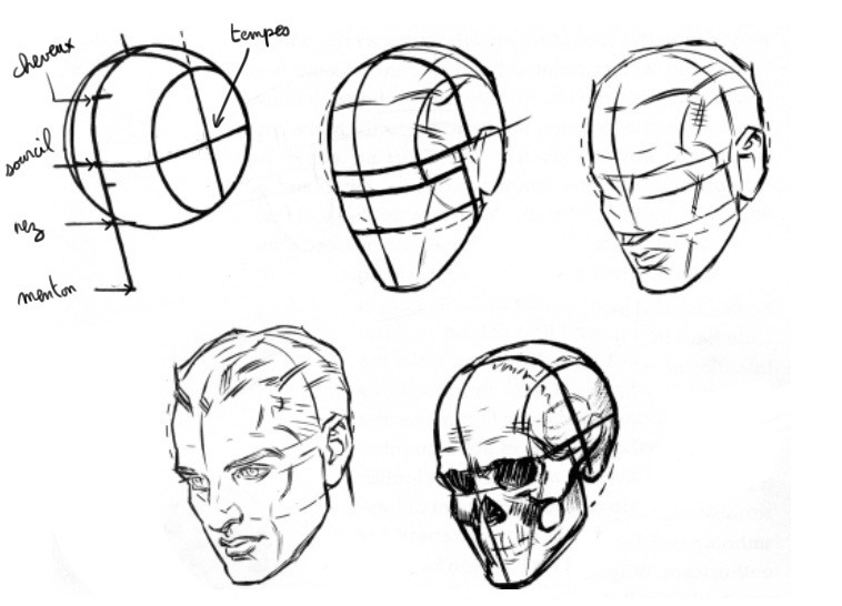 Comment dessiner les traits du visage