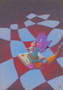 a_little_reading_by_zed_oras-d30fzxs dessin pour edition jeunesse