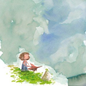 sunny_interval_by_zed_oras-d3exlaz un dessin colorié à l'aquarelle