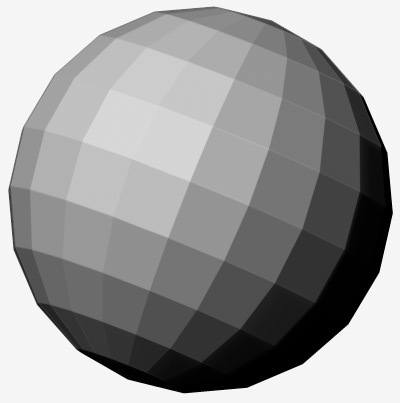 Test sphère avec valeurs de gris