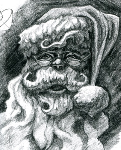 Dessin Père Noël dessiner le père noël