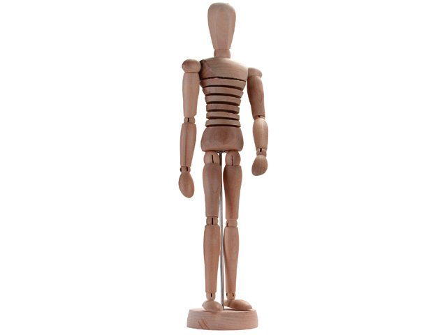 mannequin articulé en bois