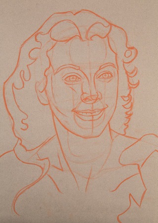 Dessiner les éléments du visage Dessin construction portrait réaliste étape 4