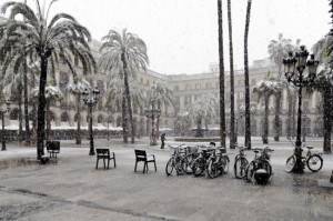 neige barcelone