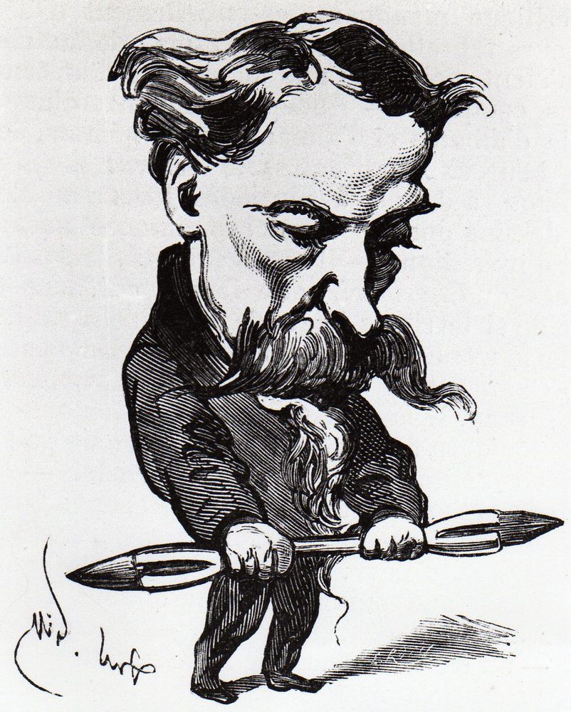 Caricature D'André Gill
