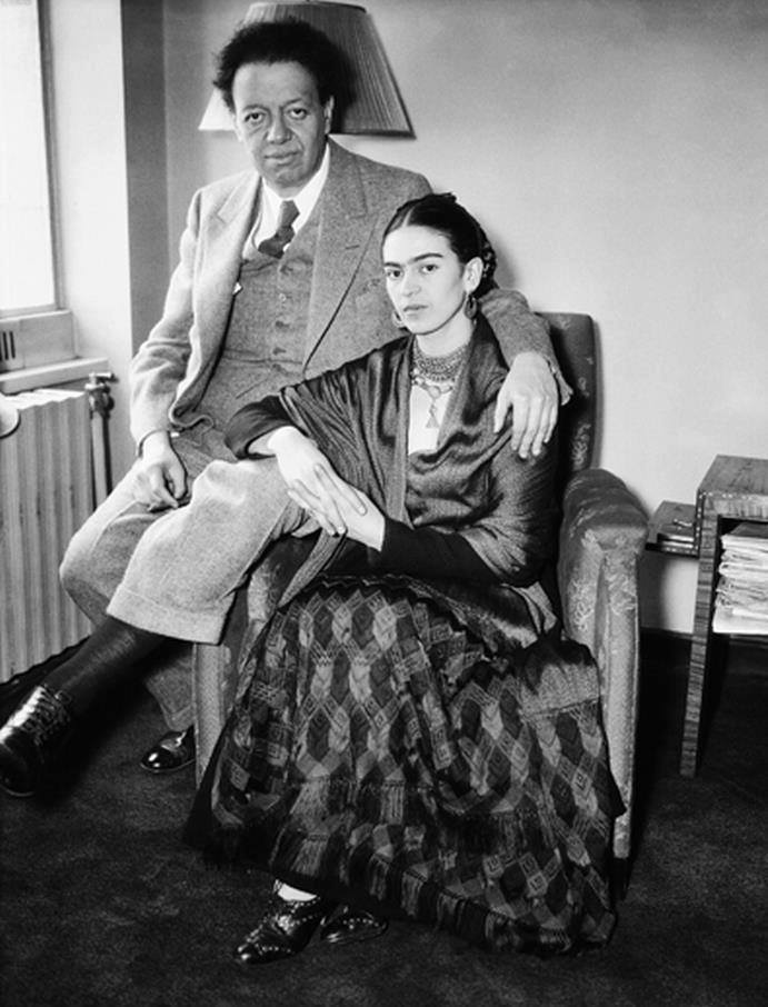 Frida et son mari Diego Rivera
