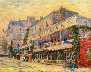 Le Restaurant de la Sirène à Asnières, 1887, huile sur toile