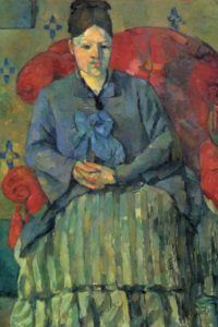 Madame Cézanne à la Jupe rayée, 1877