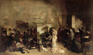 « L’Atelier du peintre », Gustave Courbet