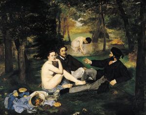 Tableau de Édouard Manet « Le Déjeuner sur l'herbe »