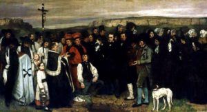 « L’enterrement à Ornans », Gustave Courbet