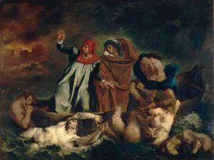 « La Barque de Dante », Delacroix