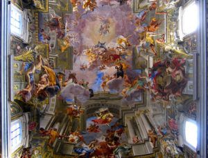La voûte de l’église San Ignazio, Pozzo