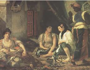 « Les Femmes d’Alger dans leur appartement », Delacroix