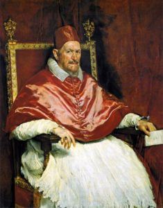 Portrait du pape Innocent X, Diego Vélasquez - Le baroque