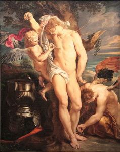 « Saint-Sébastien secouru par les anges », Rubens