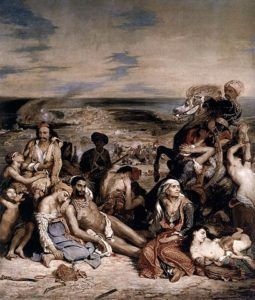 « Scènes des massacres de Scio », Delacroix