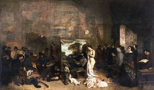 « L’Atelier du peintre », Gustave Courbet, 1855