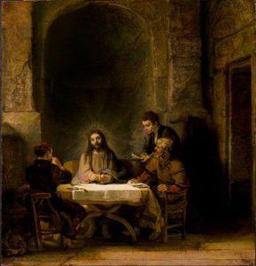 « Les Pèlerins d’Emmaüs », Rembrandt