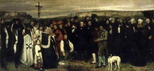 « Un Enterrement à Ornans », Gustave Courbet, 1849-50