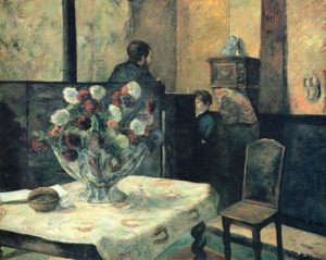 « L’Intérieur, rue Carcel », Gauguin, 1881