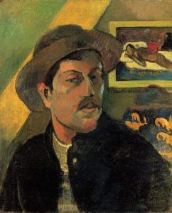 Autoportrait au chapeau, Gauguin, 1893