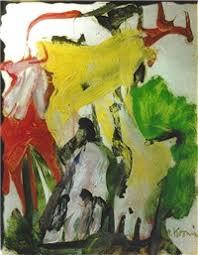 tableau intitulé « East Hampton XXVII » de Willem de Kooning