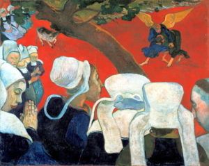« La lutte de Jacob avec l’ange », Gauguin, 1888
