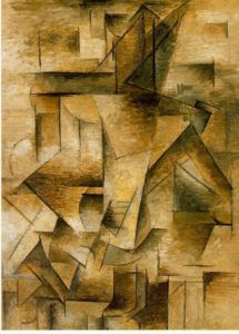 tableau intitulé « Le Joueur de guitare » de Picasso