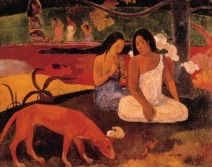 « Le Chien rouge », Gauguin, 1892
