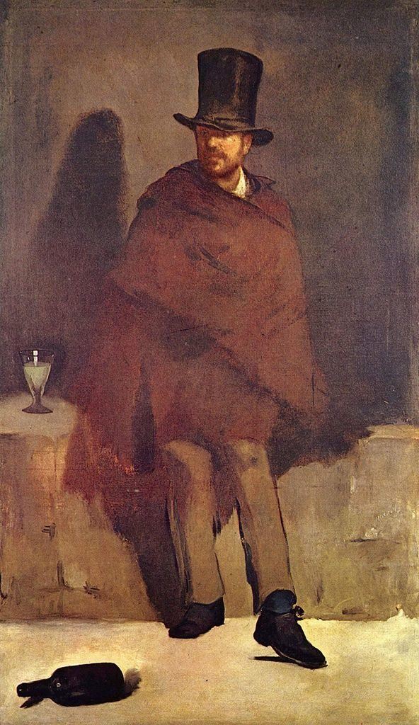 Œuvre de Manet intitulée « Le Buveur d’absinthe »