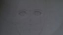 Visage simplifié avec yeux et nez, style de dessin Apprendre à Dessiner