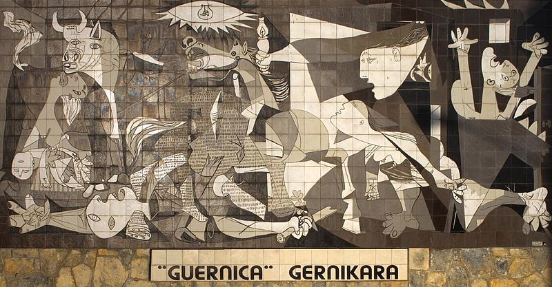 Peinture de Picasso intitulée « Guernica »,