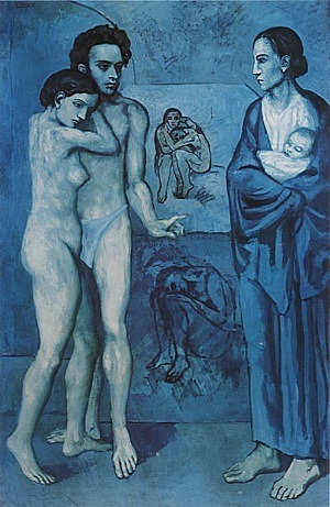 Peinture de Picasso intitulée « La vie »