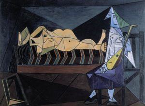 Peinture de Picasso intitulée « L’aubade »