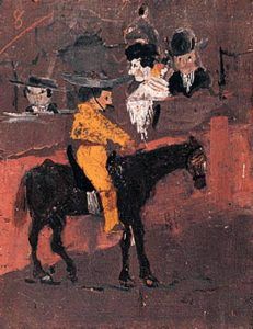 Peinture de Picasso intitulée « Le Picador jaune »