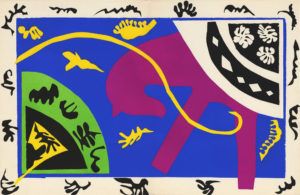 Œuvre de Henri Matisse intitulée "Jazz : le cheval, l'écuyère et le clown"