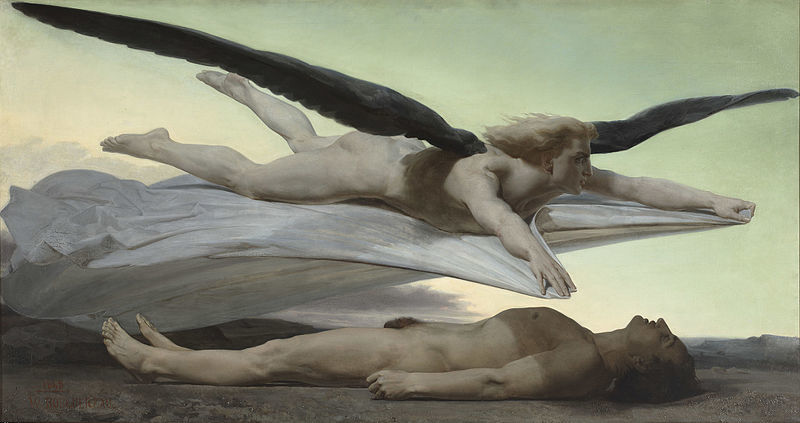 Peinture de Bouguereau intitulée “Egalité devant la mort”