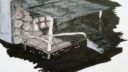Technique de dessin avec ombre et reflet dans l'eau, style réaliste