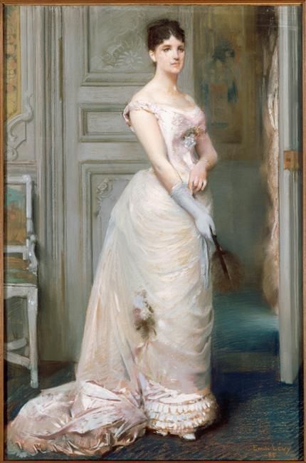 Portrait de Madame José-Maria de Hérédia par Emile Lévy