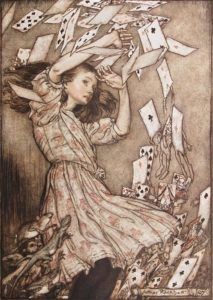 Illustration de Arthur Rackham tirée de “Alice au pays des merveilles”