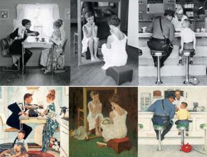 Références photos de Rockwell et ses illustrations