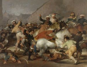 Peinture de Goya intitulée “El dos de mayo”