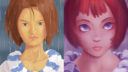 Visages colorés et expressifs, style manga, technique de dessin