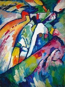 Peinture de Kandinsky intitulée “Improvisation 7 (Tempête)”