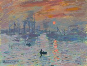 Faux Monet “Impression, soleil levant” de John Myatt.