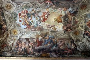 Peinture de Pietro Berrettini intitulée “Triomphe de la Divine Providence”
