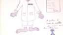 Cours de dessin avec des personnages et des explications sur le dessin de vêtements