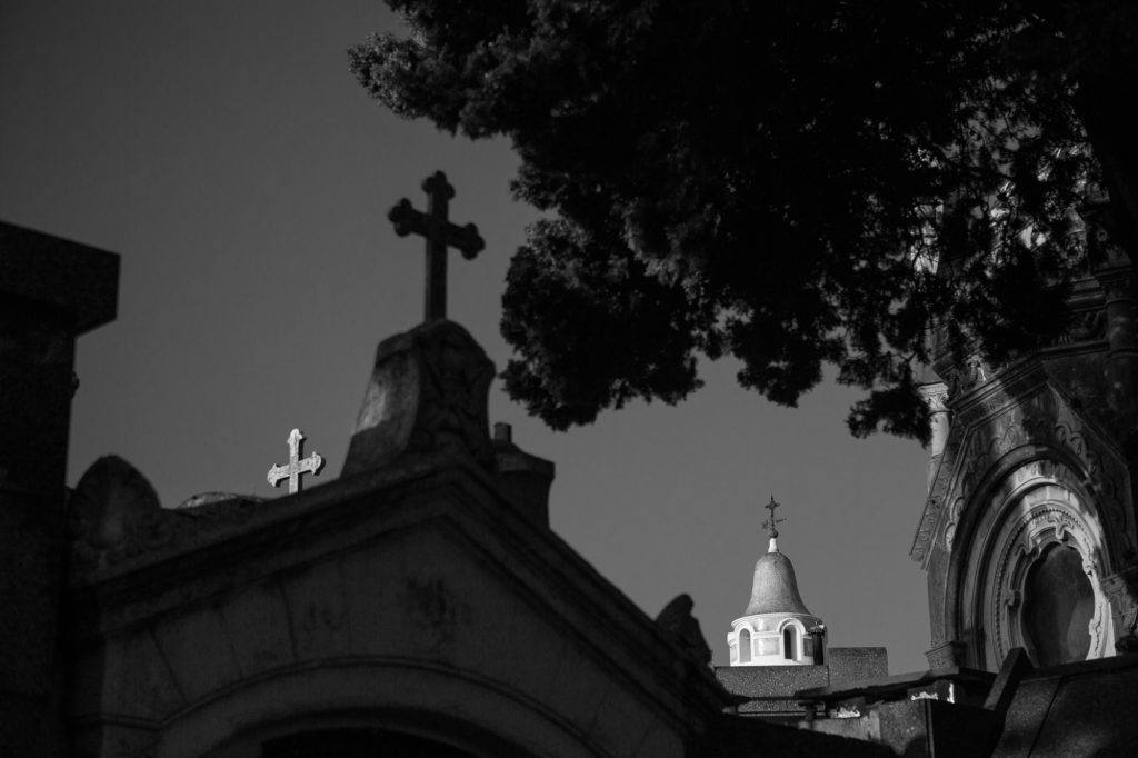 Photo cimetière noir et blanc